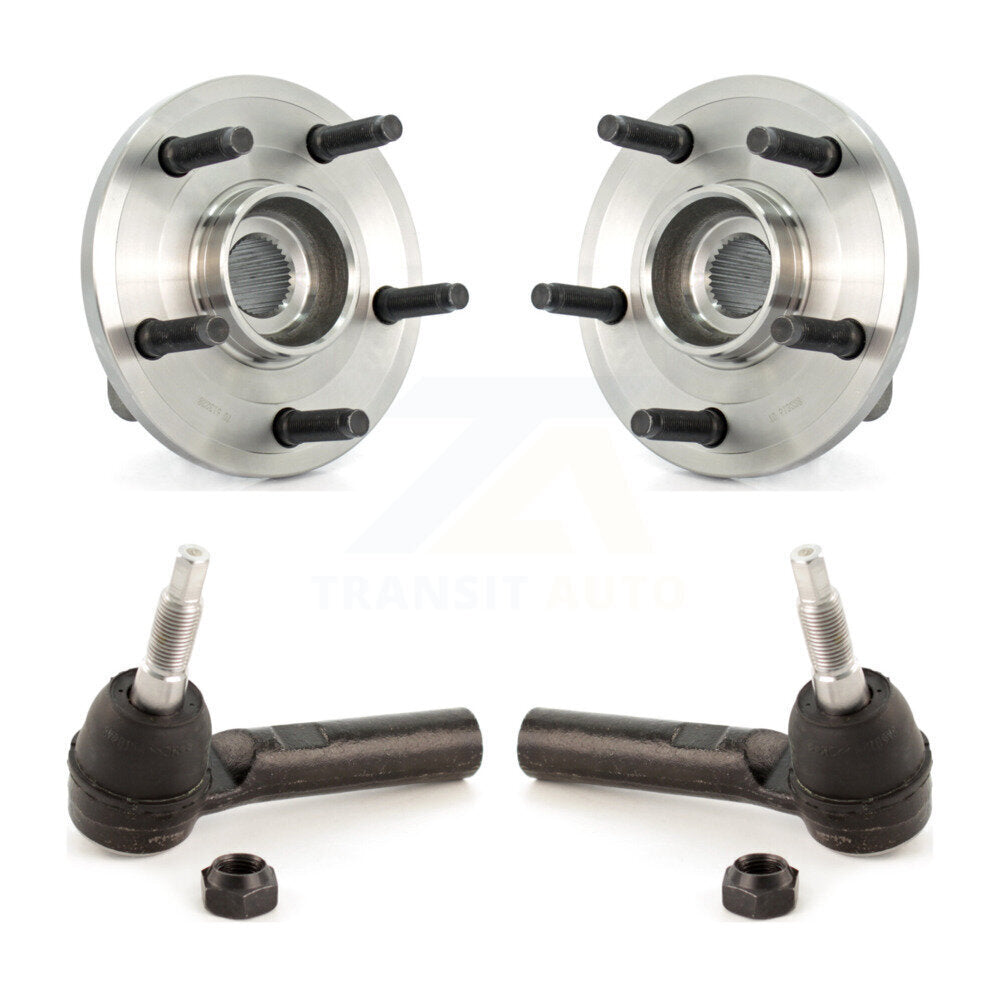Wheel Bearing And Tie Rod End Front Kit For Dodge Dakota Mitsubishi Raider
