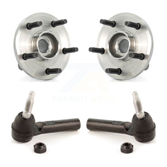 Wheel Bearing And Tie Rod End Front Kit For Dodge Dakota Mitsubishi Raider