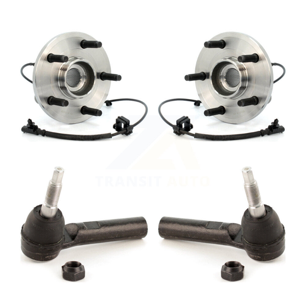 Wheel Bearing And Tie Rod End Front Kit For Dakota Dodge Ram Mitsubishi Raider