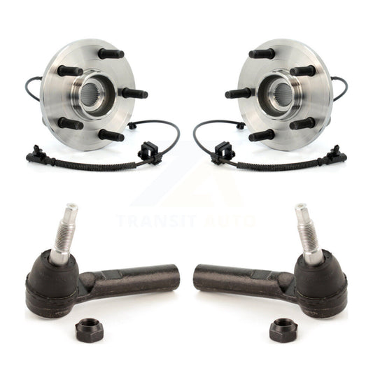 Wheel Bearing And Tie Rod End Front Kit For Dakota Dodge Ram Mitsubishi Raider