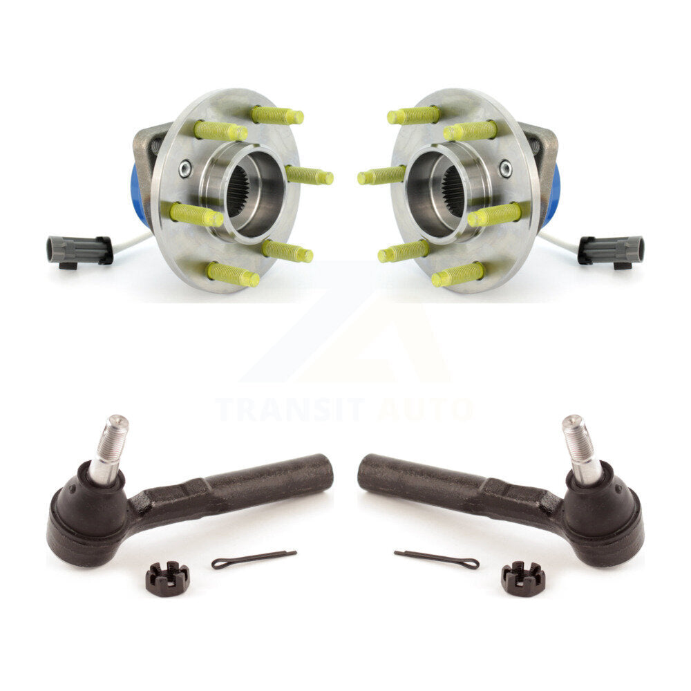 Wheel Bearing Tie Rod End Front Kit For Pontiac Montana Chevrolet Uplander Buick