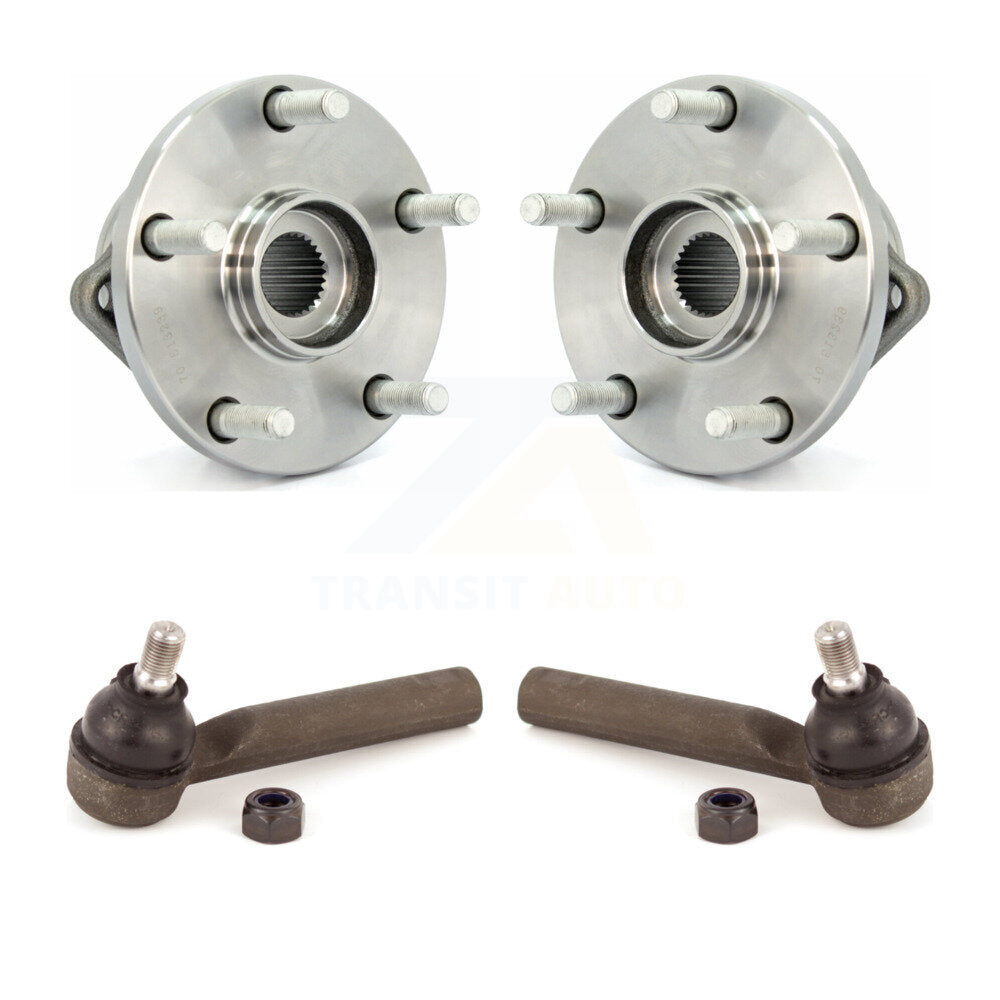 Wheel Bearing And Tie Rod End Front Kit For 2008-2014 Subaru Tribeca