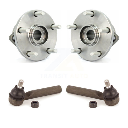 Wheel Bearing And Tie Rod End Front Kit For 2008-2014 Subaru Tribeca