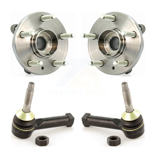 Wheel Bearing And Tie Rod End Front Kit For Ford Taurus Flex Lincoln MKS MKT