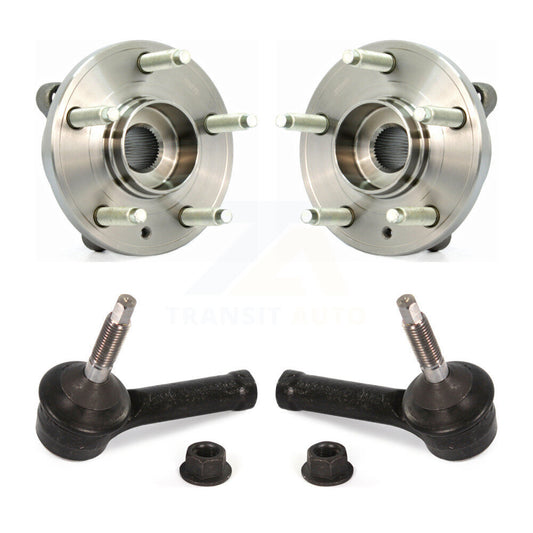 Wheel Bearing And Tie Rod End Front Kit For Ford Flex Lincoln MKT