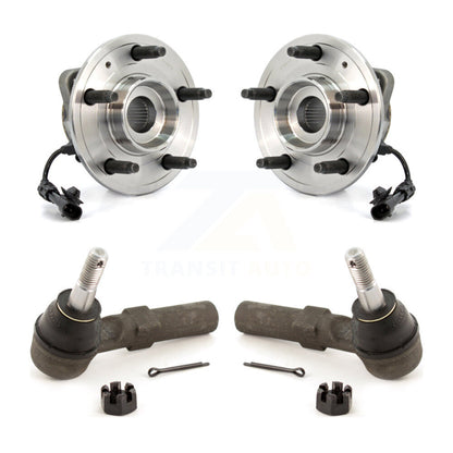 Wheel Bearing Tie Rod End Front Kit For Chevrolet Equinox Pontiac Torrent Saturn