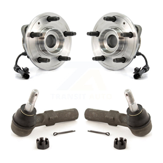 Wheel Bearing Tie Rod End Front Kit For Chevrolet Equinox Pontiac Torrent Saturn