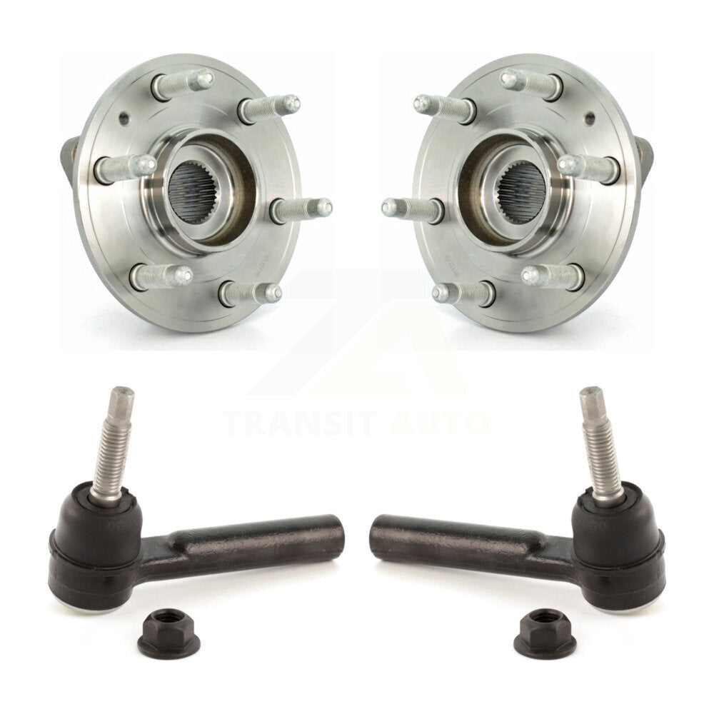 Wheel Bearing And Tie Rod End Front Kit For GMC Acadia Buick Enclave Chevrolet