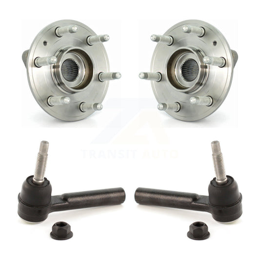 Wheel Bearing And Tie Rod End Front Kit For GMC Acadia Buick Enclave Chevrolet