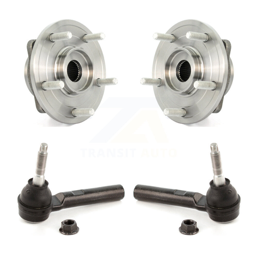 Wheel Bearing And Tie Rod End Front Kit For 2009-2020 Dodge Journey