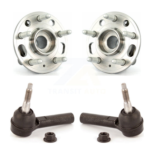 Wheel Bearing Tie Rod End Front Kit For 2010-2017 Chevrolet Equinox GMC Terrain