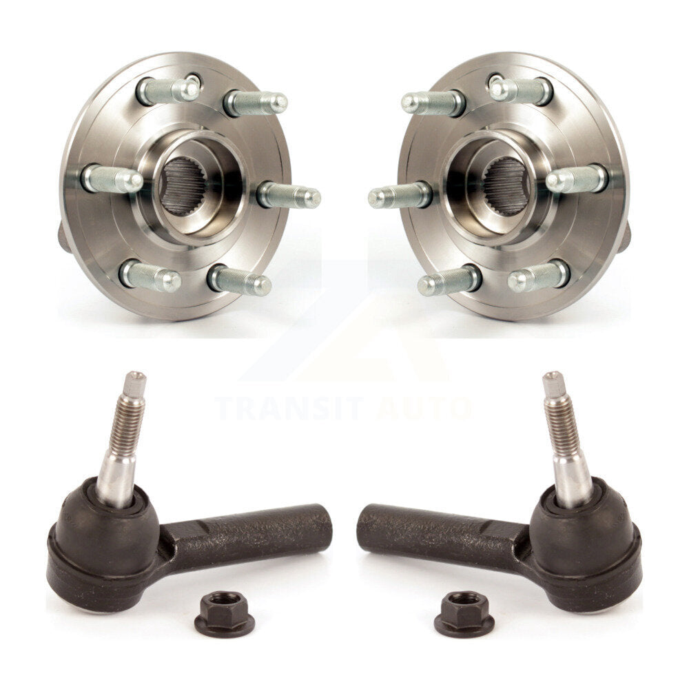 Wheel Bearing And Tie Rod End Front Kit For Cadillac SRX Saab 9-4X