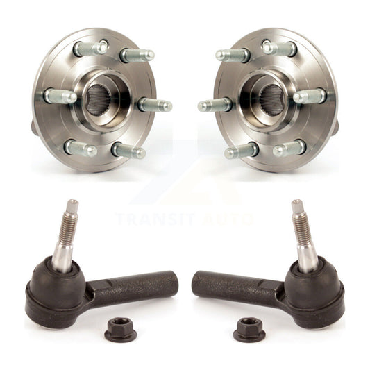 Wheel Bearing And Tie Rod End Front Kit For Cadillac SRX Saab 9-4X