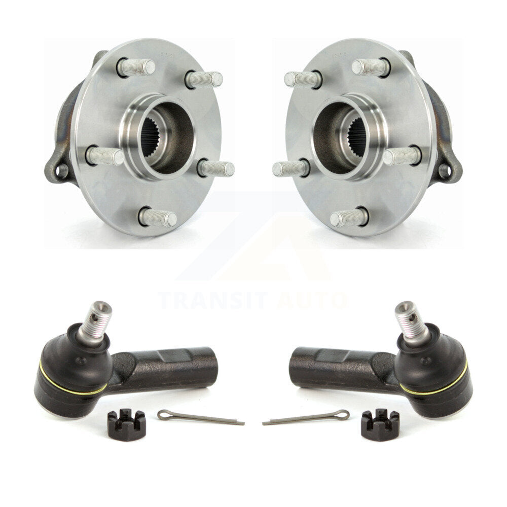 Wheel Bearing And Tie Rod End Front Kit For 2006-2013 Suzuki Grand Vitara