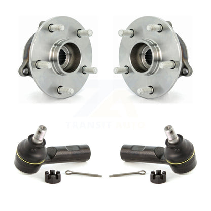 Wheel Bearing And Tie Rod End Front Kit For 2006-2013 Suzuki Grand Vitara