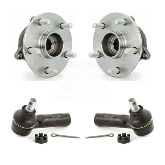 Wheel Bearing And Tie Rod End Front Kit For 2006-2013 Suzuki Grand Vitara