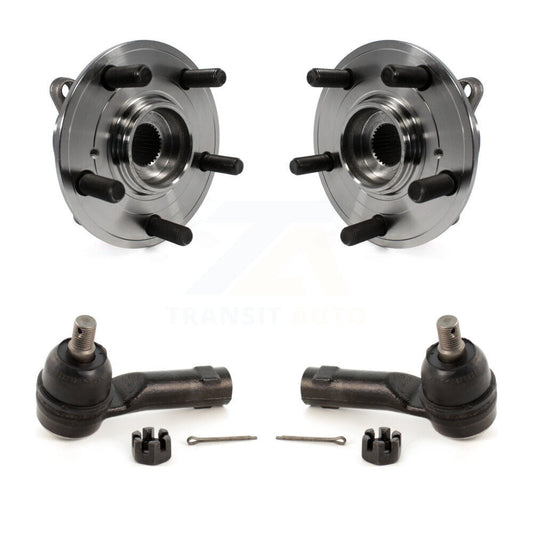 Wheel Bearing And Tie Rod End Front Kit For 2011-2017 Honda Odyssey