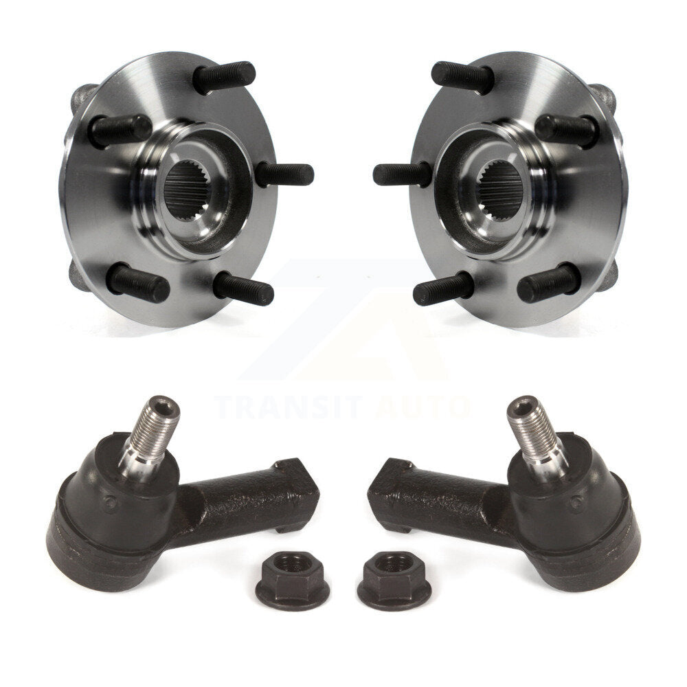 Wheel Bearing And Tie Rod End Front Kit For Mitsubishi Lancer