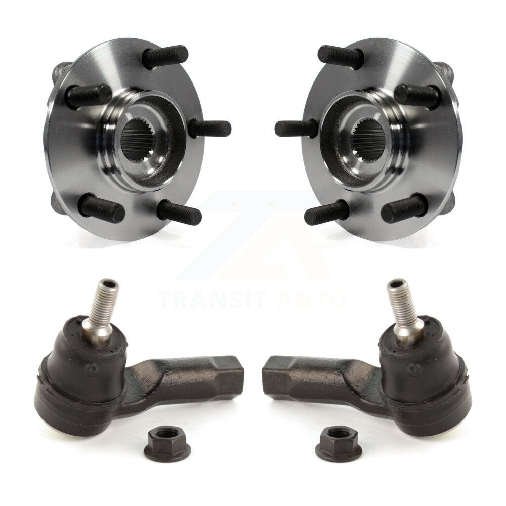 Wheel Bearing And Tie Rod End Front Kit For Mitsubishi Lancer