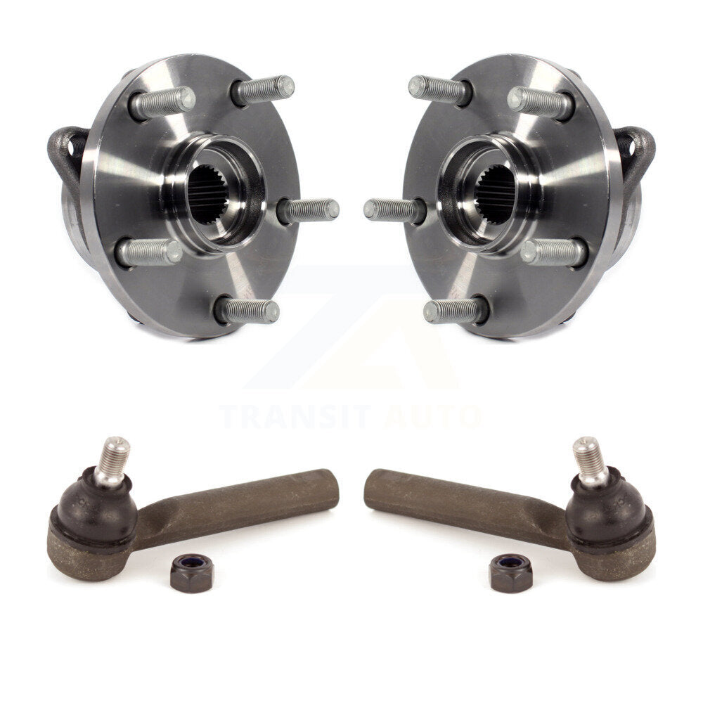 Wheel Bearing & Tie Rod End Front Kit For Subaru Impreza Forester Outback Ascent
