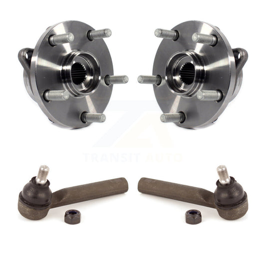 Wheel Bearing & Tie Rod End Front Kit For Subaru Impreza Forester Outback Ascent