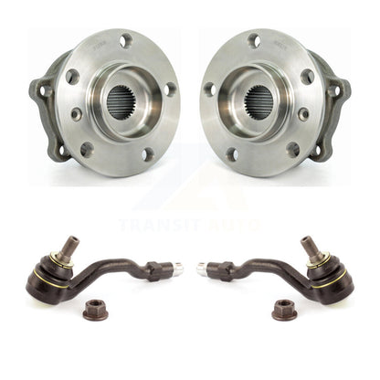Wheel Bearing And Tie Rod End Front Kit For BMW X5 X6 M12 X 1.5 Thread