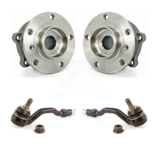 Wheel Bearing And Tie Rod End Front Kit For BMW X5 X6 M12 X 1.5 Thread