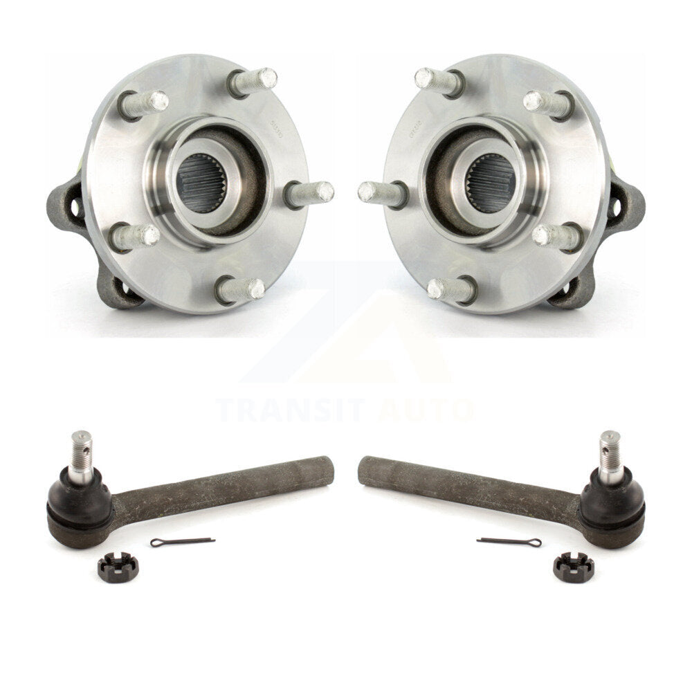 Wheel Bearing And Tie Rod End Front Kit For 2005-2007 Nissan Murano