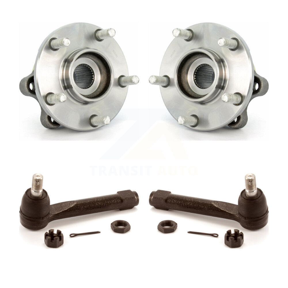Wheel Bearing And Tie Rod End Front Kit For 2004-2009 Nissan Quest