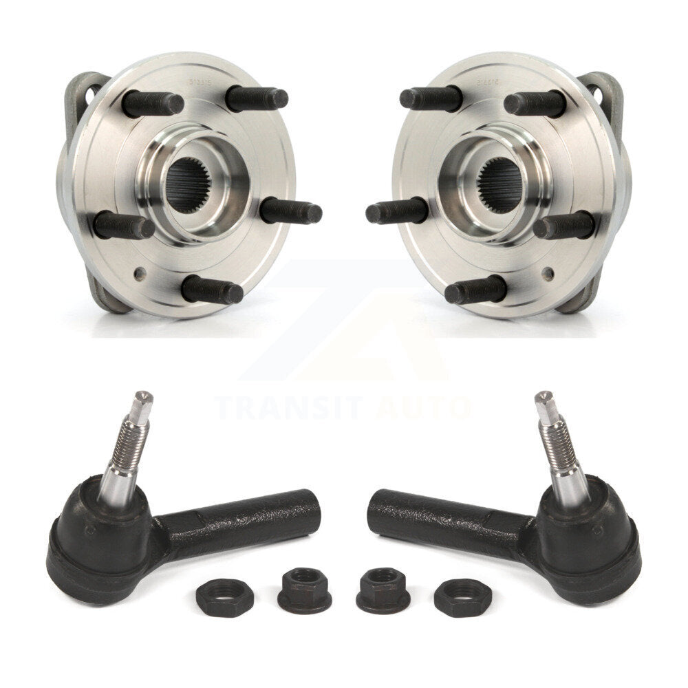 Wheel Bearing And Tie Rod End Front Kit For Chevrolet Cruze Limited