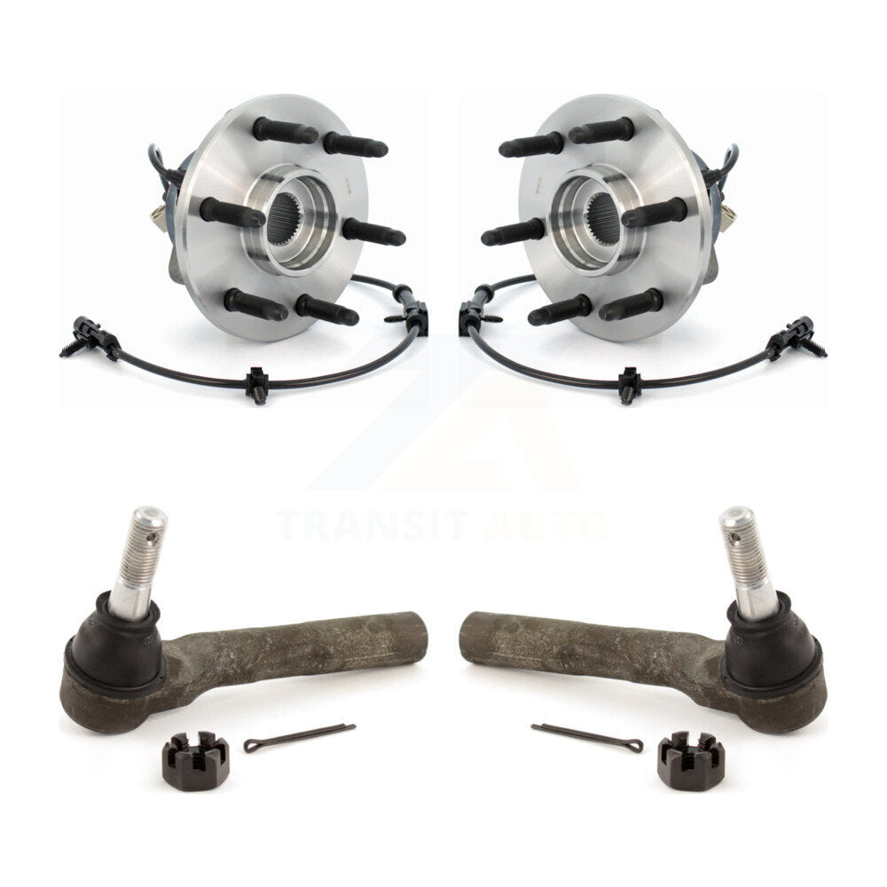 Wheel Bearing & Tie Rod End Front Kit For Chevrolet Express 1500 GMC Savana 2500