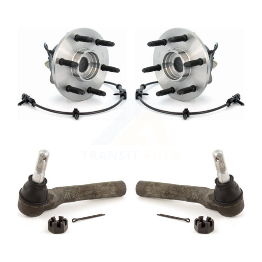 Wheel Bearing & Tie Rod End Front Kit For Chevrolet Express 1500 GMC Savana 2500