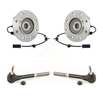 Wheel Bearing & Tie Rod End Front Kit For Chevrolet GMC K1500 K2500 K3500 Tahoe