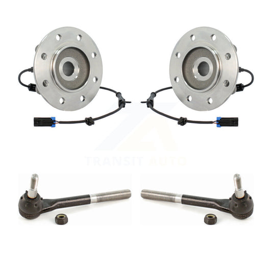 Wheel Bearing & Tie Rod End Front Kit For Chevrolet GMC K1500 K2500 K3500 Tahoe