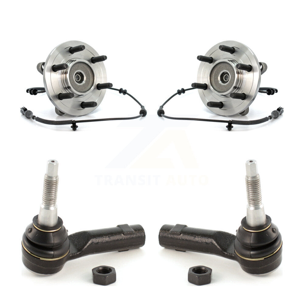 Wheel Bearing And Tie Rod End Front Kit For Ford F-150 4WD