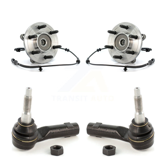 Wheel Bearing And Tie Rod End Front Kit For Ford F-150 4WD