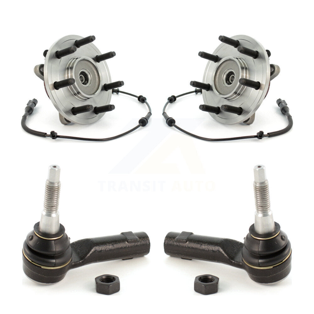 Wheel Bearing And Tie Rod End Front Kit For Ford F-150 4WD