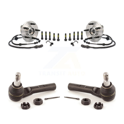 Wheel Bearing And Tie Rod End Front Kit For Ford Explorer Mercury Mountaineer