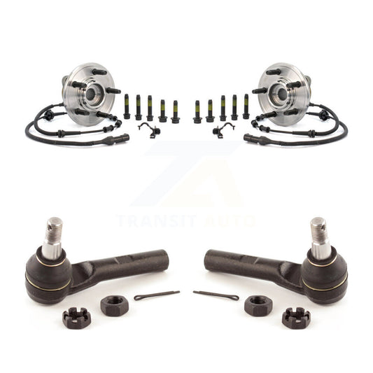 Wheel Bearing And Tie Rod End Front Kit For Ford Explorer Mercury Mountaineer