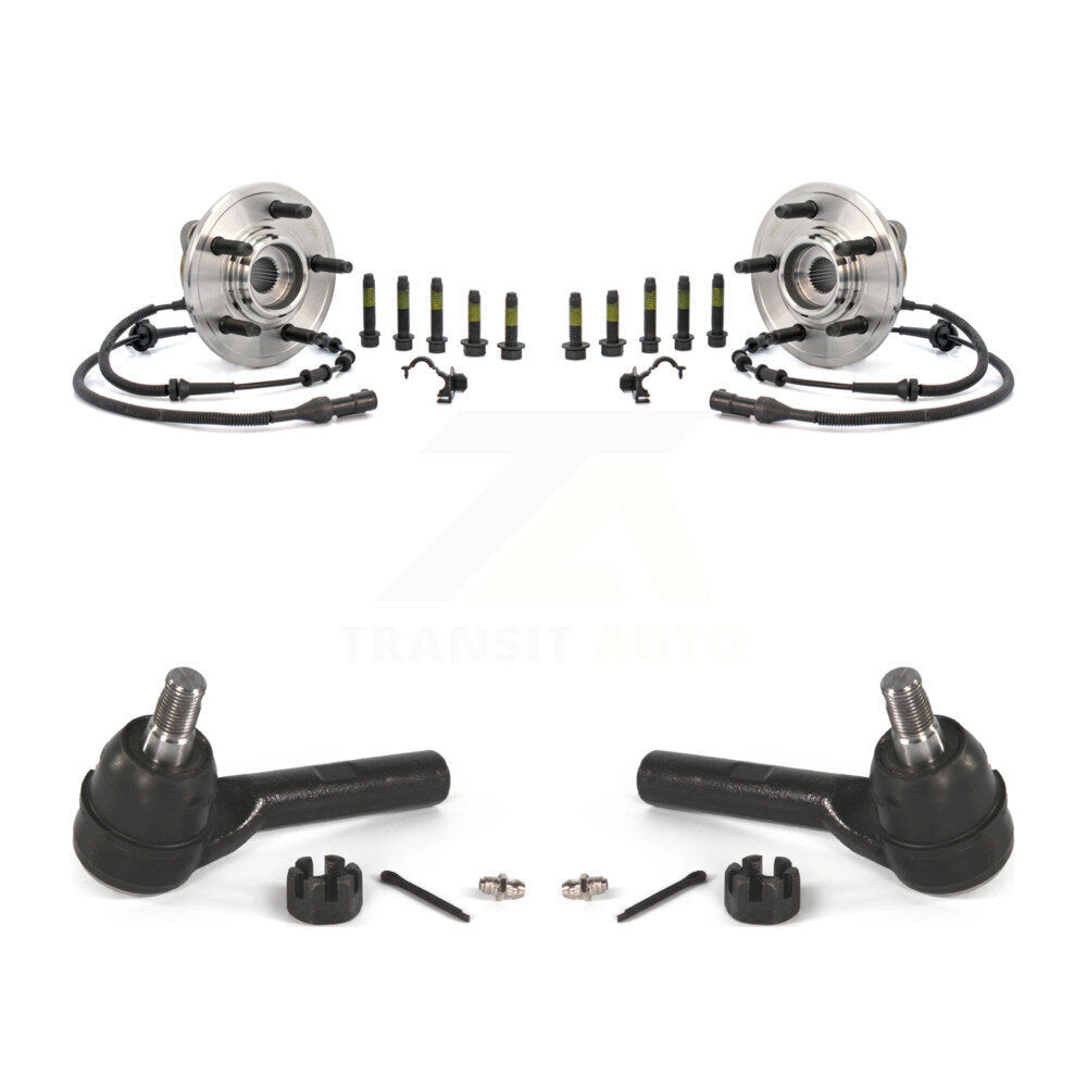 Wheel Bearing And Tie Rod End Front Kit For Ford Explorer Mercury Mountaineer