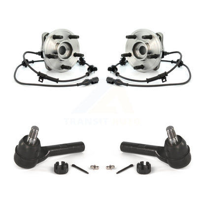 Wheel Bearing And Tie Rod End Front Kit For Ford Explorer Sport Trac 4WD