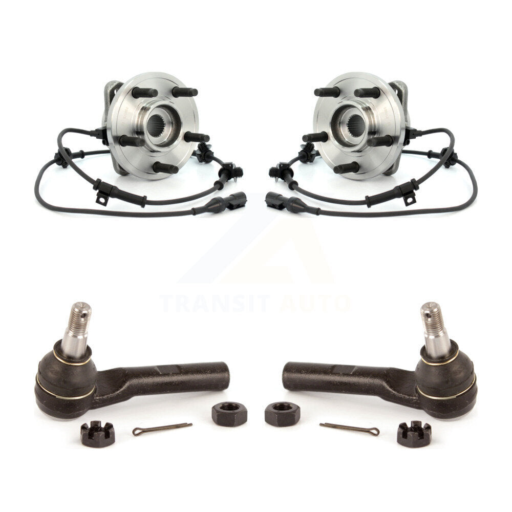 Wheel Bearing And Tie Rod End Front Kit For Mazda B4000 B3000 4WD