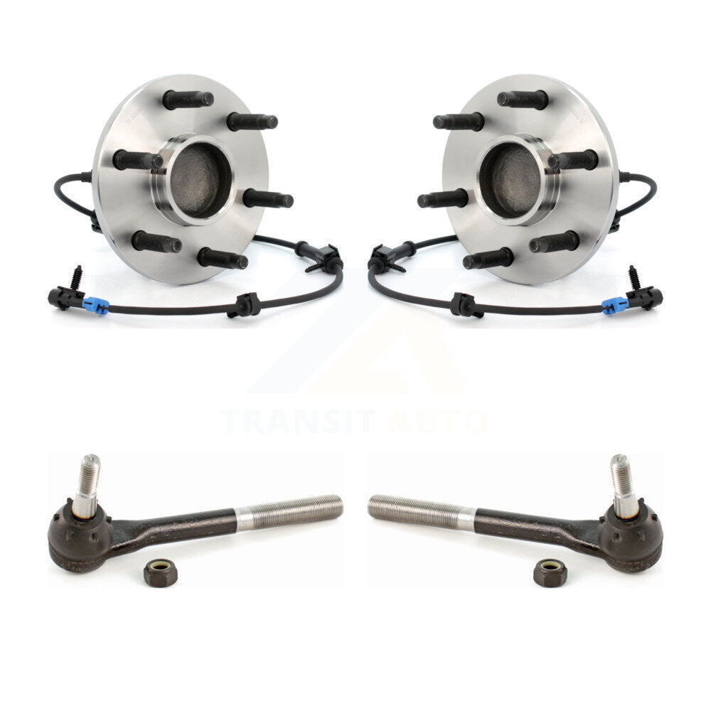 Wheel Bearing And Tie Rod End Front Kit For 2000 Chevrolet Tahoe RWD with 5.7L