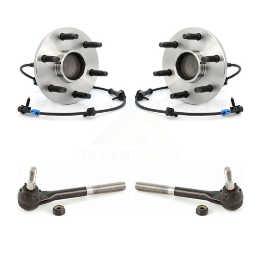 Wheel Bearing And Tie Rod End Front Kit For 2000 Chevrolet Tahoe RWD with 5.7L