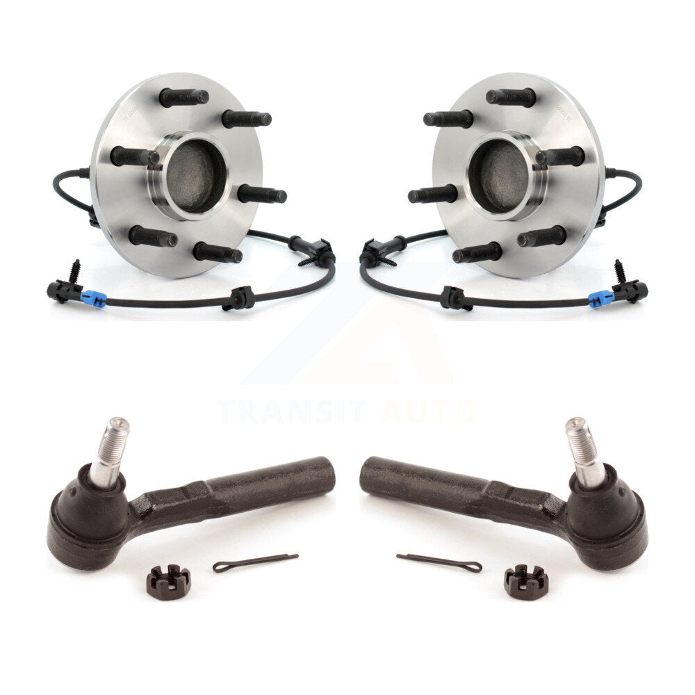 Wheel Bearing And Tie Rod End Front Kit For Chevrolet Silverado 1500 GMC Sierra