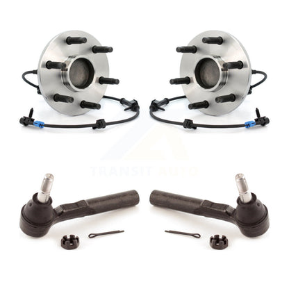 Wheel Bearing And Tie Rod End Front Kit For Chevrolet Silverado 1500 GMC Sierra