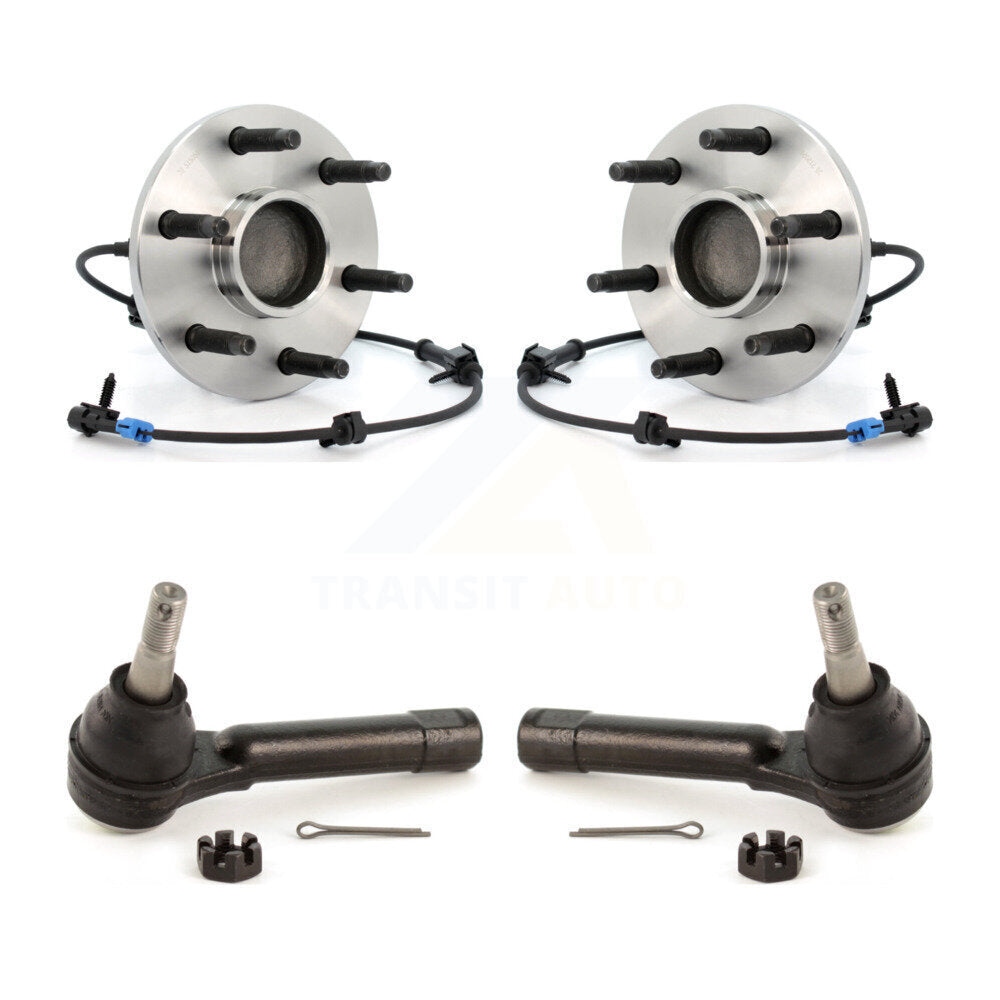 Wheel Bearing & Tie Rod End Front Kit For Chevrolet GMC Silverado 1500 Sierra XL