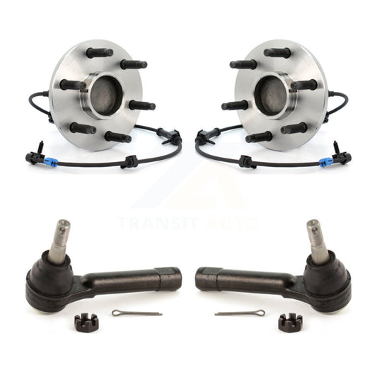 Wheel Bearing & Tie Rod End Front Kit For Chevrolet GMC Silverado 1500 Sierra XL
