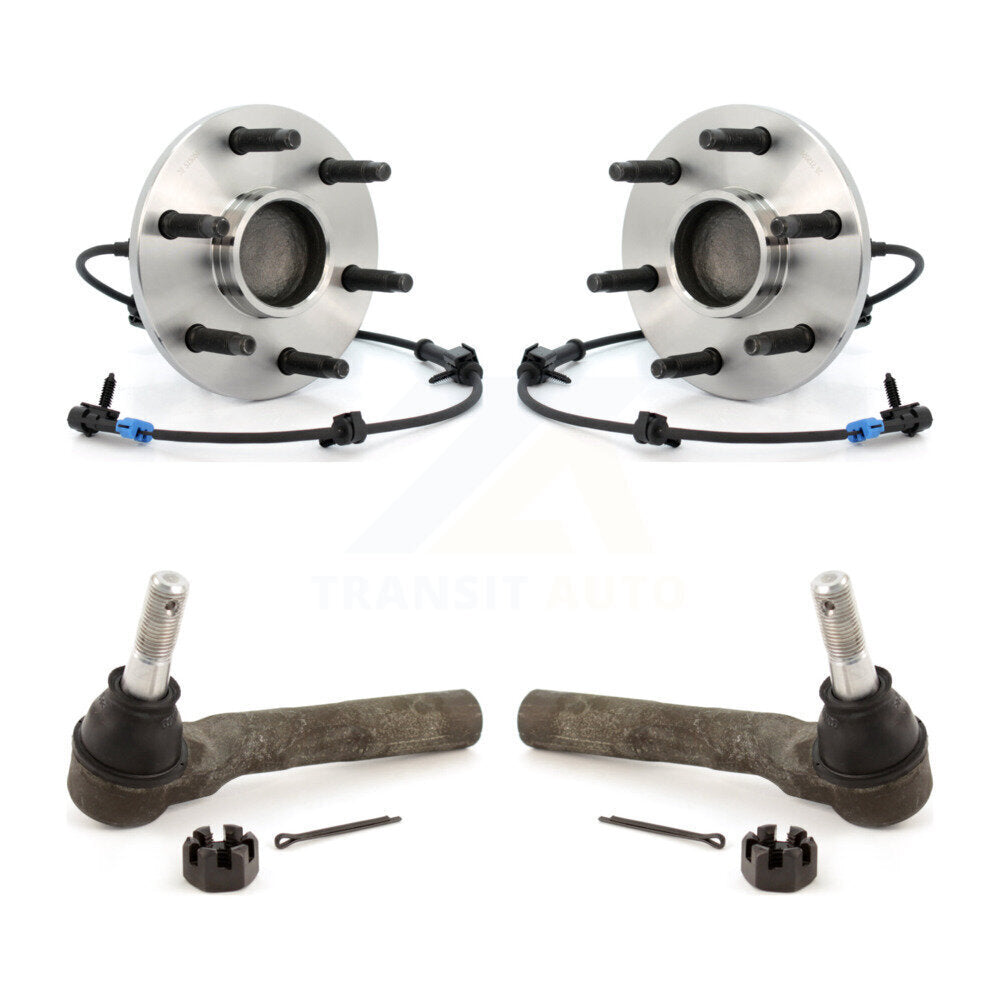 Wheel Bearing & Tie Rod End Front Kit For Chevrolet Express 1500 GMC Savana RWD