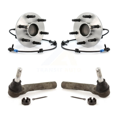 Wheel Bearing & Tie Rod End Front Kit For Chevrolet Express 1500 GMC Savana RWD